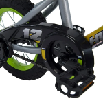 Bicicleta para Niños Rock It Huffy , Ruedas de 12", Mayores de 3 Años, Ruedas de Entrenamiento, Gris - Imagen 3